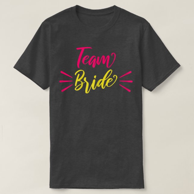 Frauen Team Bride Fun T-Shirt (Design vorne)
