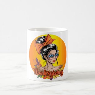 Frauen Thanksgiving Amerikanisch.png Kaffeetasse