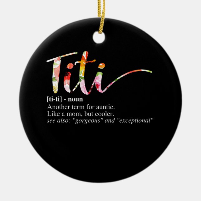 Frauen Titi definiert einen weiteren Begriff für T Keramik Ornament (Vorne)