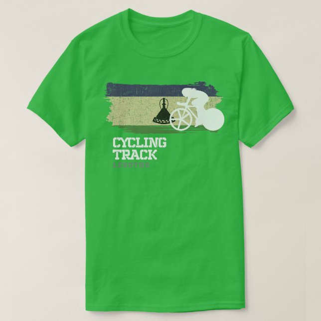 Frauen Track Cycling Lesotho Road Bike Speed Cycli T-Shirt (Design vorne)