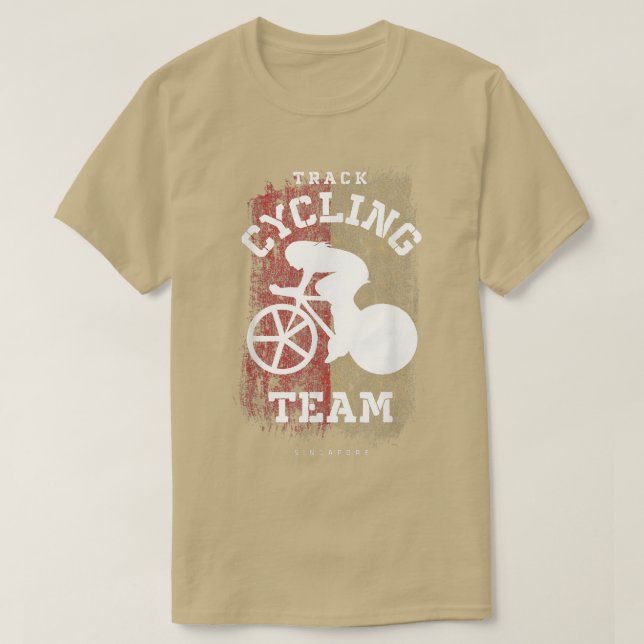 Frauen Track Cycling Singapur Road Bike Speed Cyc T-Shirt (Design vorne)
