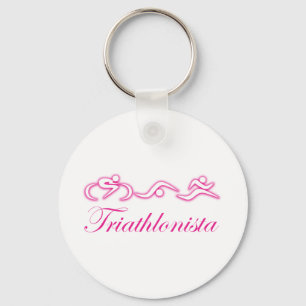 Frauen Tri: Triathlonista Schlüsselanhänger