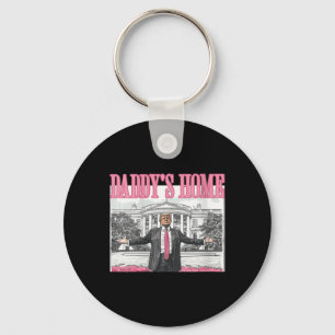 Frauen Trump Daddys Zuhause White House 2024 Schlüsselanhänger