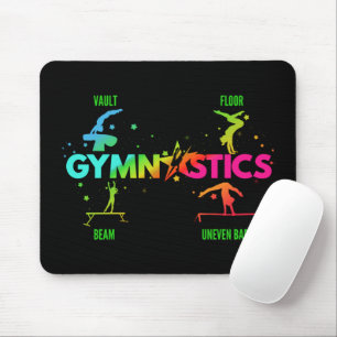 Frauen-Turnen Stufenbarren Schwebebalken Sprung Bo Mousepad