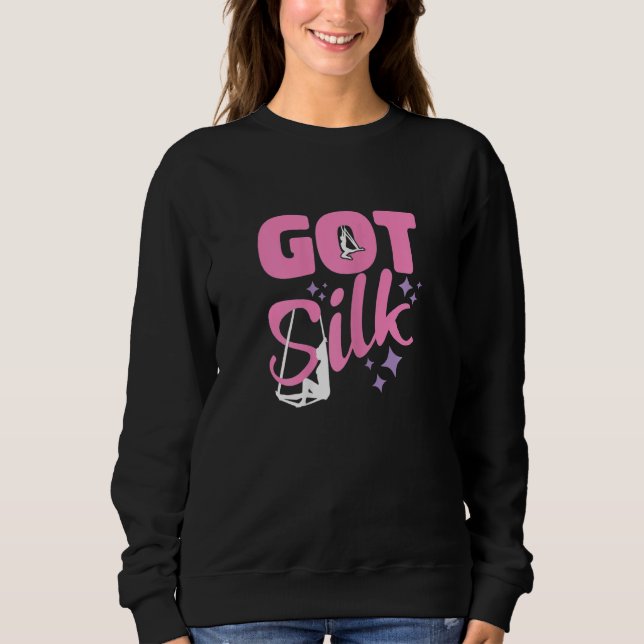Frauen Turnkunst - Got Silk - Luftseide  Sweatshirt (Vorderseite)