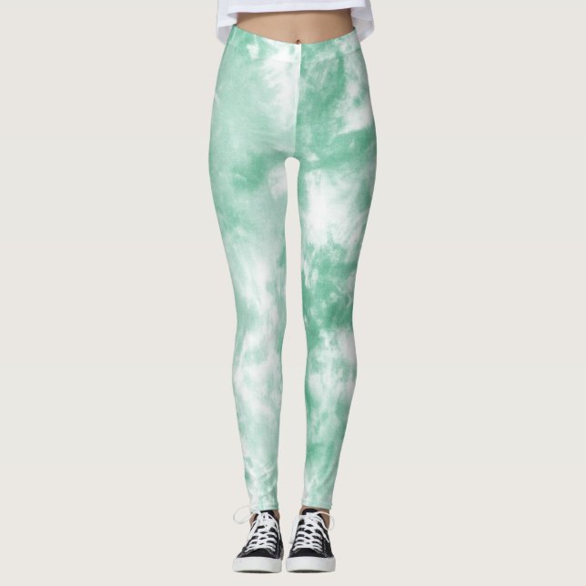 Frauen Tye Dye Workout Yoga Gym Nahtlose Hoch Leggings (Vorderseite)