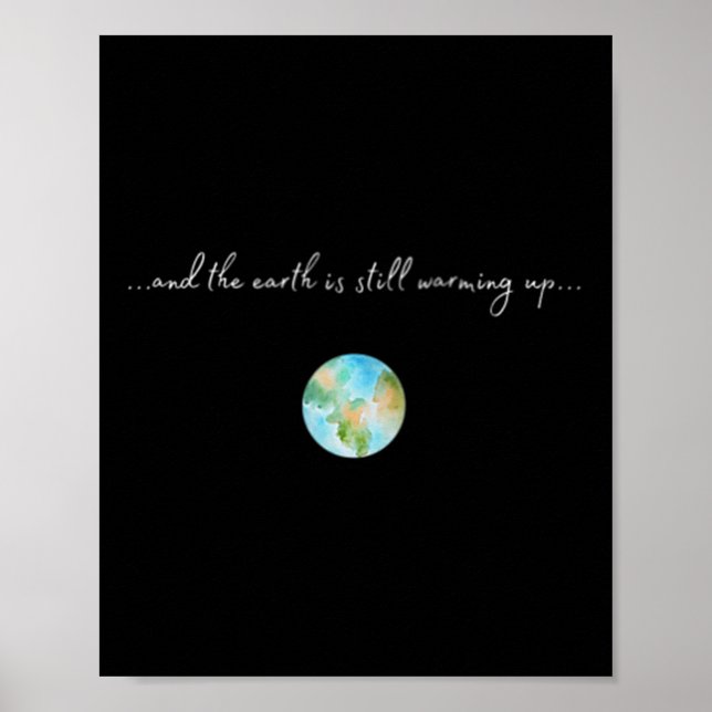 Frauen und es ist die Erwärmung der globalen Erwär Poster (Vorne)