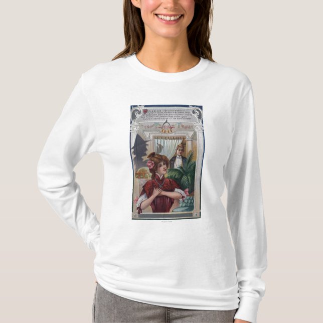 Frauen-und Mann-Säulen auf Seiten T-Shirt (Vorderseite)