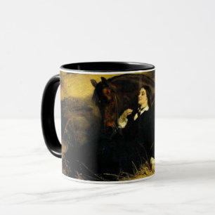 Frauen und Pferd Tasse