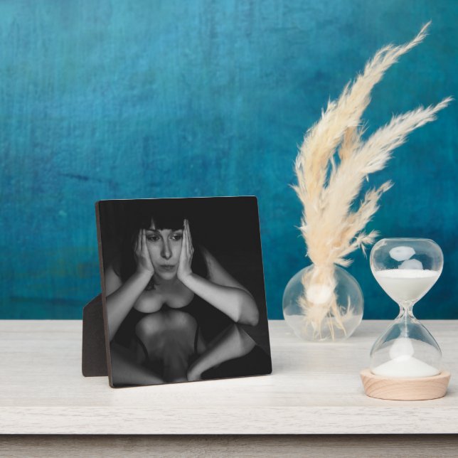 Frauen und Spiegel Fotoplatte (InSitu)