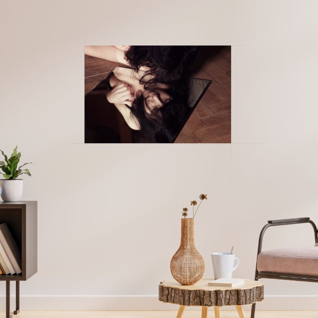 Frauen und Spiegel Poster (Wohnzimmer 3)