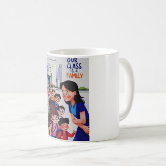 Frauen Unsere Klasse ist eine Familie Kaffeetasse