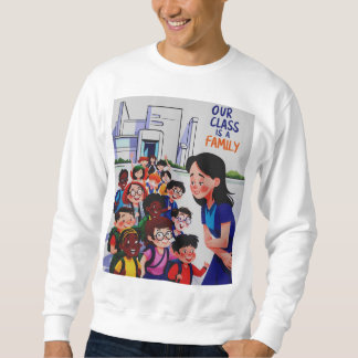 Frauen Unsere Klasse ist eine Familie Sweatshirt
