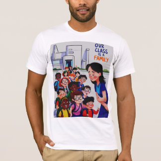 Frauen Unsere Klasse ist eine Familie T-Shirt