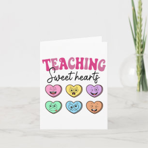 Frauen unterrichten Sweethearst Teacher Valentinst Karte