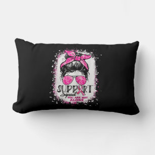 Frauen unterstützen Squad Messy Bun Pink Krieger B Lendenkissen