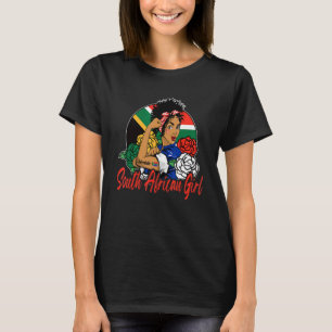 Frauen Unzerbrechliches südafrikanisches Mädchen S T-Shirt