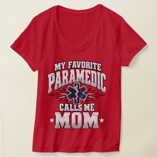Frauen V-Ausschnitt Mein Lieblingsparamediker Nenn T-Shirt