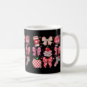 Frauen Valentine Teacher Coquette Bow Lehrerin Val Kaffeetasse