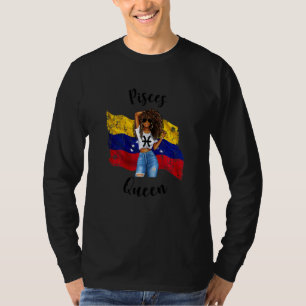 Frauen venezolanische Fische Königin Afro Afrikani T-Shirt