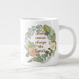 Frauen verändern die Welt im achten März Jumbo-Tasse
