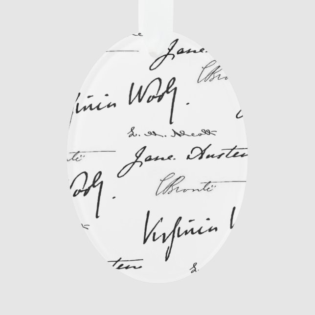 Frauen-Verfasser doppelseitig Ornament (Vorderseite)