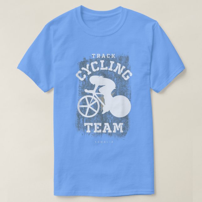 Frauen verfolgen Radfahren in Somalia Road Bike Sp T-Shirt (Design vorne)