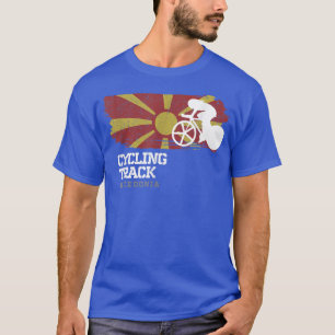 Frauen verfolgen Radfahrrad Mazedonien Road Speed T-Shirt
