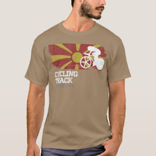 Frauen verfolgen Radfahrrad Mazedonien Road Speed  T-Shirt