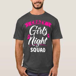 Frauen verrückte Mädchen Nachtschwärmer Party Dame T-Shirt