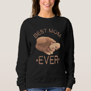 Frauen Vintag beste Mama je Onkel Idee Sweatshirt