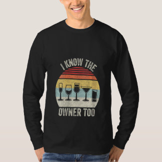 Frauen Vintag ich kenne den Eigentümer des Club Ba T-Shirt