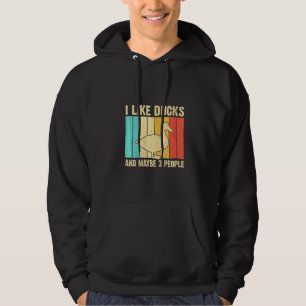 Frauen Vintage Ente Männer Frauen Mallard D Hoodie