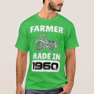 Frauen Vintager Bauer Geboren 1960 63 Jahre alt Fa T-Shirt