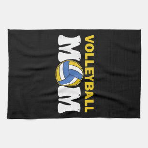 Frauen Volleyball Mutter T-Shirt Spieltag Lustiger Geschirrtuch