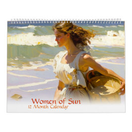 Frauen von Sun 12 Month Calendar (geteilte Seiten) Kalender