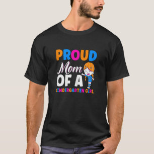 Frauen vor der K-stolzen Mama einer Kindergartenki T-Shirt