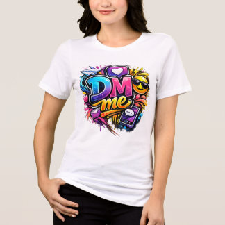 Frauen Weißes T-Shirt Tri-Blend Shirt