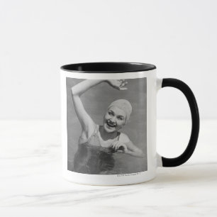 Frauen-Wellenartig bewegen Tasse