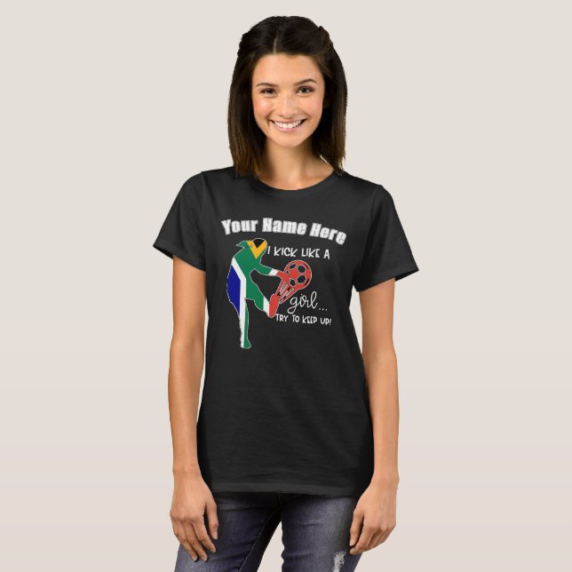 Frauen Weltmeisterschaft 2023 Team Südafrika T-Shirt (Vorne ganz)