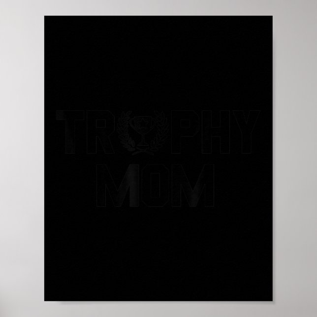 Frauen Weltnaturerbe für die beste Trophäe-Mama Poster (Vorne)