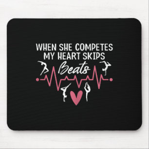 Frauen Wenn Sie Wettkämpfe Macht Mein Herz Einen S Mousepad