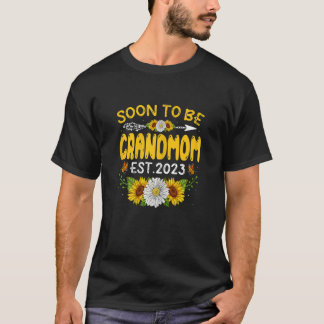 Frauen werden bald Großmutter Junge Mutter Schwang T-Shirt