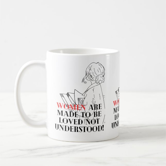 Frauen werden dazu gebracht, die Tasse zu lieben (Links)
