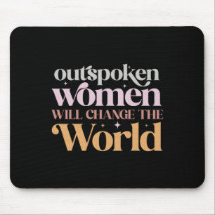 Frauen werden den weiblichen Power der Welt veränd Mousepad