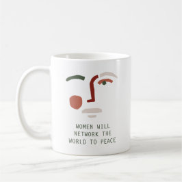 Frauen werden die Welt für den Frieden vernetzen Kaffeetasse