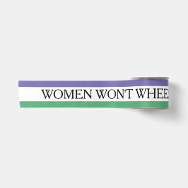 Frauen werden nicht wegkommen. satinband
