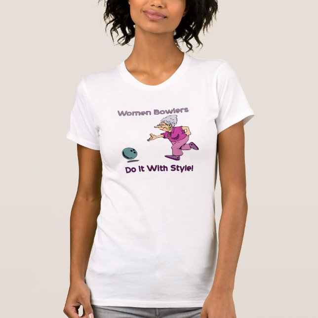 Frauen-Werfer T-Shirt (Vorderseite)