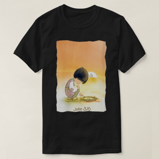 Frauen Wertvoll Moments John 316 VNeck1  T-Shirt (Design vorne)