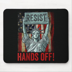 Frauen widerstehen der Freiheitsstatue Mousepad